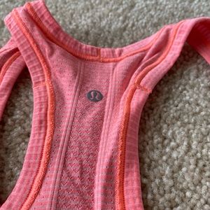 Lululemon Swiftly Tank neon coral